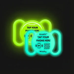 Fluo PawsID Tags set